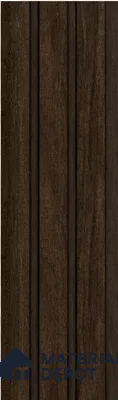 Brown Wooden Louver S5 165 8 ft x 4.9 inch Charcoal Panel - 12 mm | Suitable for Feature Wall, TV Unit & Living Room | Width is Subjected to 5% Variation