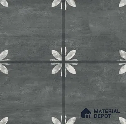 Moroccan Floor Tile TL 07791 1924 1.64 ft x 1.64 ft Vitrified Matte Finish Tile - 12 mm | Suitable for Outdoor Parking, Terrace, Balcony | Pattern Alignment May Vary | 2-3 mm Spacer is Mandatory
