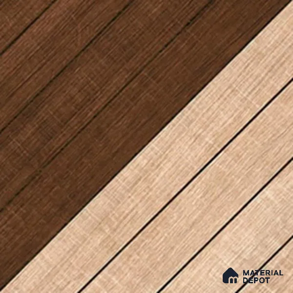 Wood Look Floor Tile TL 07765 1098 1.31 ft x 1.31 ft Vitrified Matte Finish Tile - 11 mm | Suitable for Outdoor Parking, Terrace, Balcony | Pattern Alignment May Vary | 2-3 mm Spacer is Mandatory