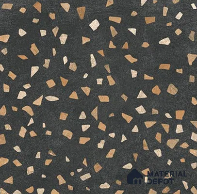 Terrazzo Floor Tile TL 07792 E 2308 1.64 ft x 1.64 ft Vitrified Matte Finish Tile - 12 mm |  Random 4 | Suitable for Outdoor Parking, Terrace, Balcony | Pattern Alignment May Vary | 2-3 mm Spacer is Mandatory