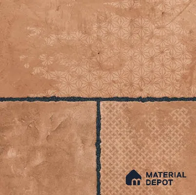 Stone Look Floor Tile TL 07790 2413-HL 1.64 ft x 1.64 ft Vitrified Matte Finish Tile - 12 mm |  Random 4 | Suitable for Outdoor Parking, Terrace, Balcony | Pattern Alignment May Vary | 2-3 mm Spacer is Mandatory