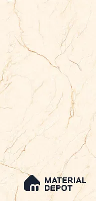 Marble Look Floor & Wall Tile TL 07804 Alaska Crema 4 ft x 2 ft Vitrified Glossy Finish Tile - 9 mm |  Random 3 | Suitable for Living Room, Bedroom, Bathroom & Kitchen