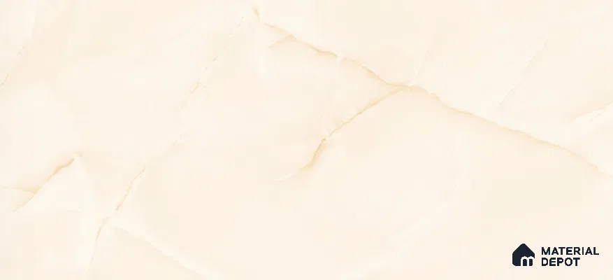Marble Look Floor & Wall Tile TL 07719 El Hewen Crema 4 ft x 2 ft Vitrified Glossy Finish Tile - 9 mm |  Random 4 | Suitable for Living Room, Bedroom, Bathroom & Kitchen