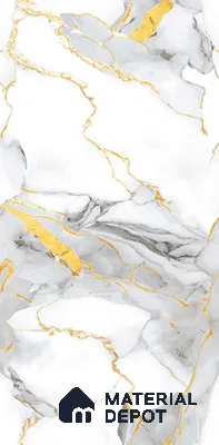 Marble Look Floor & Wall Tile TL 07821 Golden Em 114 4 ft x 2 ft Vitrified Glossy Finish Tile - 9 mm |  Random 3 | Suitable for Living Room, Bedroom, Bathroom & Kitchen