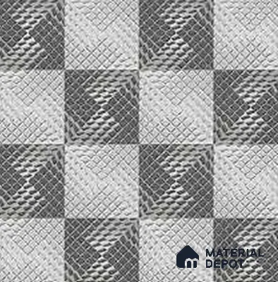 Punch Look Floor Tile TL 07750 P 1102 1.31 ft x 1.31 ft Vitrified Matte Finish Tile - 11 mm | Suitable for Outdoor Parking, Terrace, Balcony | Pattern Alignment May Vary | 2-3 mm Spacer is Mandatory