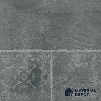 Stone Look Floor Tile TL 07789 2406-HL 1.64 ft x 1.64 ft Vitrified Matte Finish Tile - 12 mm |  Random 4 | Suitable for Outdoor Parking, Terrace, Balcony | Pattern Alignment May Vary | 2-3 mm Spacer is Mandatory