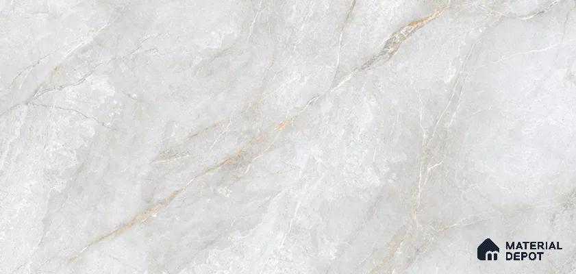 Marble Look Floor & Wall Tile TL 07729 B Rubico Gold White 4 ft x 2 ft Vitrified Glossy Finish Tile - 9 mm |  Random 4 | Suitable for Living Room, Bedroom, Bathroom & Kitchen