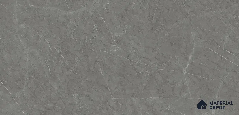 Cement Look Floor & Wall Tile TL 07728 Pietra Nexo Grey 4 ft x 2 ft Vitrified Glossy Finish Tile - 9 mm |  Random 4 | Suitable for Living Room, Bedroom, Bathroom & Kitchen