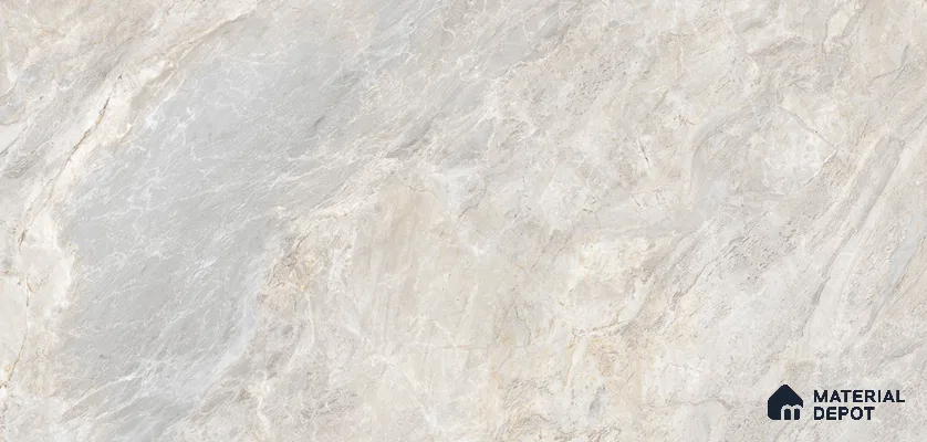 Marble Look Floor & Wall Tile TL 07727 Michel Angelo 4 ft x 2 ft Vitrified Glossy Finish Tile - 9 mm |  Random 4 | Suitable for Living Room, Bedroom, Bathroom & Kitchen
