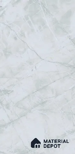 Marble Look Floor & Wall Tile TL 07816 Mega Natural Aqua 4 ft x 2 ft Vitrified Glossy Finish Tile - 9 mm | Random 4 | Suitable for Living Room, Bedroom, Bathroom & Kitchen