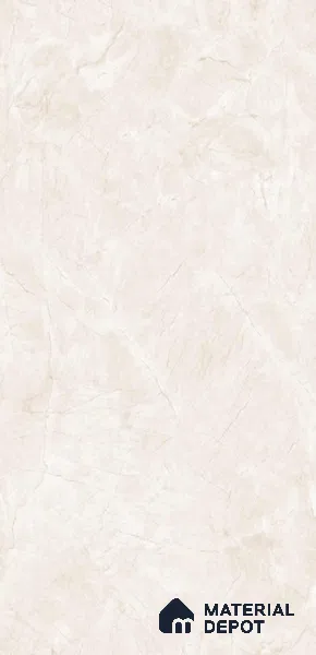 Marble Look Floor & Wall Tile TL 07813 C Glory Crema 4 ft x 2 ft Vitrified Glossy Finish Tile - 9 mm | Random 3 | Suitable for Living Room, Bedroom, Bathroom & Kitchen