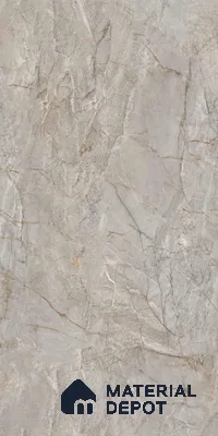 Stone Look Floor & Wall Tile TL 07811 B Tracy Grey 4 ft x 2 ft Vitrified Glossy Finish Tile - 9 mm |  Random 3 | Suitable for Living Room, Bedroom, Bathroom & Kitchen