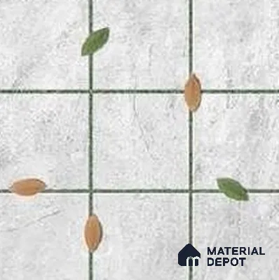 Punch Look Floor Tile TL 07758 P 1614 1.31 ft x 1.31 ft Vitrified Matte Finish Tile - 11 mm | Suitable for Outdoor Parking, Terrace, Balcony | Pattern Alignment May Vary | 2-3 mm Spacer is Mandatory