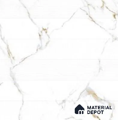 Marble Look Wall & Floor Tile TL 07745 B Opal Satuario Classic Decor 2 ft x 2 ft Vitrified Matte Finish Tile - 9 mm | Suitable for Outdoor Parking, Terrace, Balcony