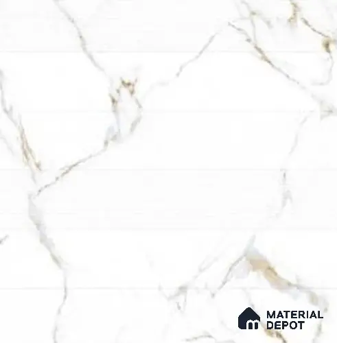 Marble Look Wall & Floor Tile TL 07745 B Opal Satuario Classic Decor 2 ft x 2 ft Vitrified Matte Finish Tile - 9 mm | Suitable for Outdoor Parking, Terrace, Balcony