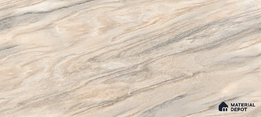 Marble Look Floor & Wall Tile TL 07724 B El Rowan Multy 4 ft x 2 ft Vitrified Glossy Finish Tile - 9 mm |  Random 3 | Suitable for Living Room, Bedroom, Bathroom & Kitchen