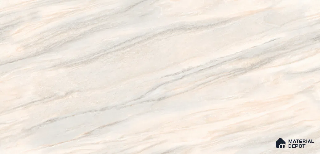 Marble Look Floor & Wall Tile TL 07724 El Rowan Delux 4 ft x 2 ft Vitrified Glossy Finish Tile - 9 mm | Random 3 | Suitable for Living Room, Bedroom, Bathroom & Kitchen