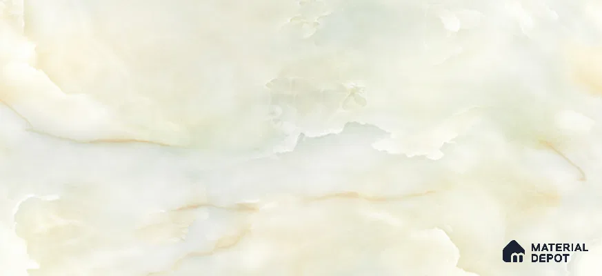 Marble Look Floor & Wall Tile TL 07722 El Rainbow Onyx 4 ft x 2 ft Vitrified Glossy Finish Tile - 9 mm |  Random 5 | Suitable for Living Room, Bedroom, Bathroom & Kitchen