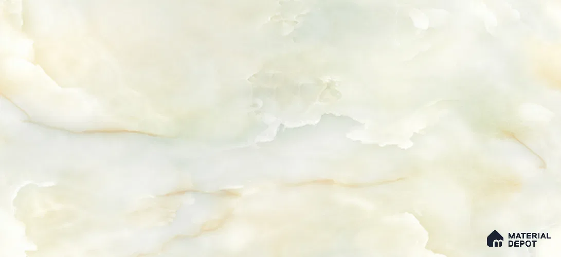 Marble Look Floor & Wall Tile TL 07722 El Rainbow Onyx 4 ft x 2 ft Vitrified Glossy Finish Tile - 9 mm |  Random 5 | Suitable for Living Room, Bedroom, Bathroom & Kitchen