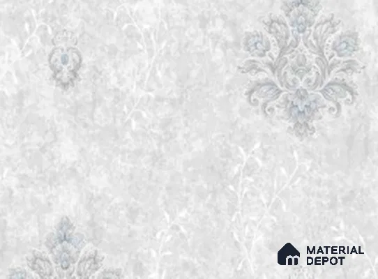 210326 | 10 Meter x 21 Inches Damask Look Wallpaper - 57.41 Sq. Ft. | Minimum 15% wastage during installation