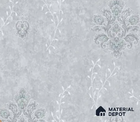 210327 | 10 Meter x 21 Inches Damask Look Wallpaper - 57.41 Sq. Ft. | Minimum 15% wastage during installation