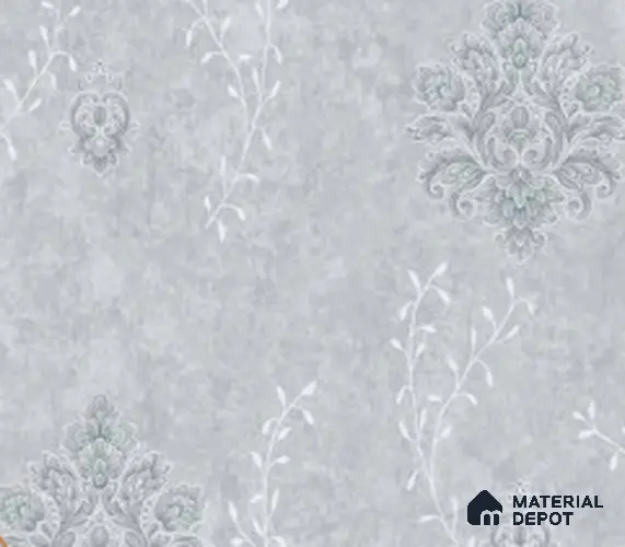 210327 | 10 Meter x 21 Inches Damask Look Wallpaper - 57.41 Sq. Ft. | Minimum 15% wastage during installation