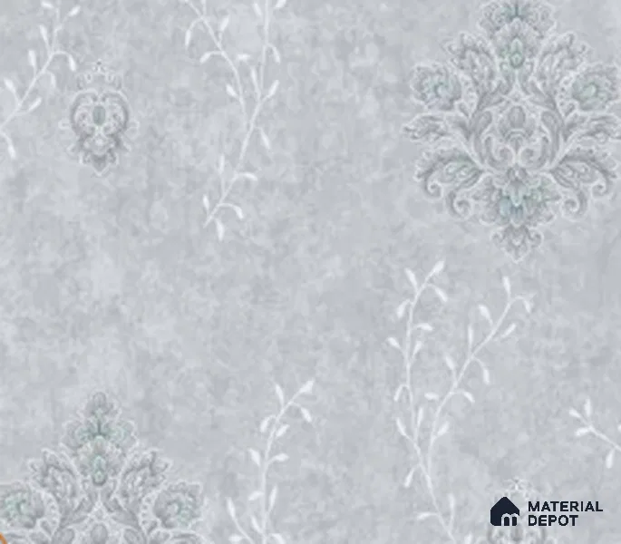 210327 | 10 Meter x 21 Inches Damask Look Wallpaper - 57.41 Sq. Ft. | Minimum 15% wastage during installation