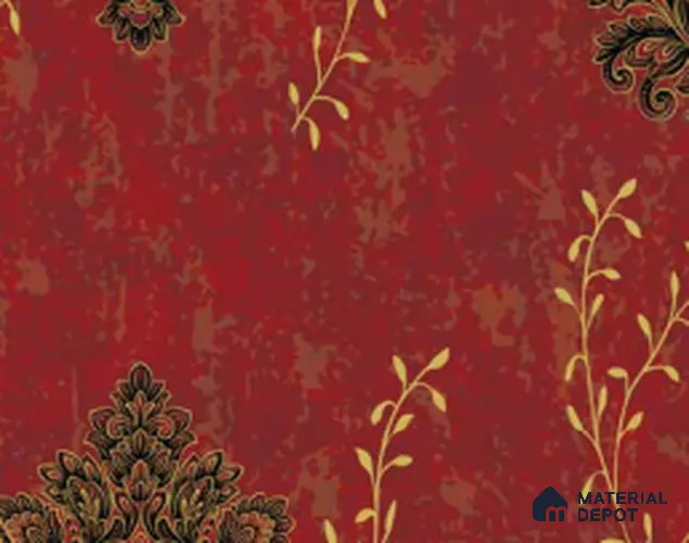210330 | 10 Meter x 21 Inches Damask Look Wallpaper - 57.41 Sq. Ft. | Minimum 15% wastage during installation
