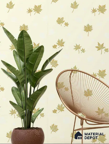 210345 | 10 Meter x 21 Inches Florals Look Wallpaper - 57.41 Sq. Ft. | Minimum 15% wastage during installation
