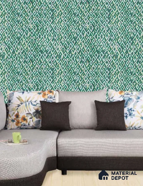 210356 | 10 Meter x 21 Inches Patterned Look Wallpaper - 57.41 Sq. Ft. | Minimum 15% wastage during installation