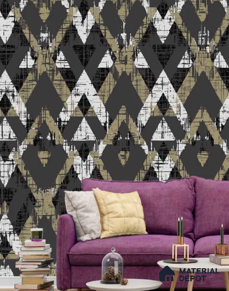 210366 | 10 Meter x 21 Inches Patterned Look Wallpaper - 57.41 Sq. Ft. | Minimum 15% wastage during installation
