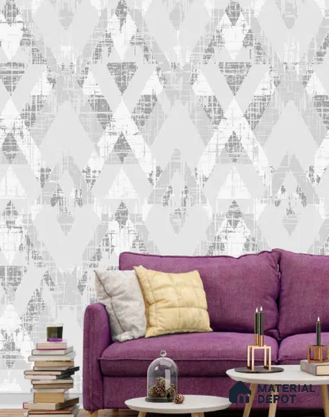210367 | 10 Meter x 21 Inches Patterned Look Wallpaper - 57.41 Sq. Ft. | Minimum 15% wastage during installation
