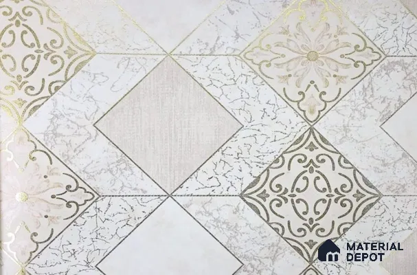 AMFL22613 | 10 Meter x 21 Inches Geometric Look Wallpaper - 57.41 Sq. Ft. | Minimum 15% wastage during installation