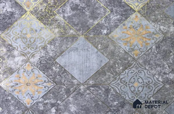 AMFL22615 | 10 Meter x 21 Inches Geometric Look Wallpaper - 57.41 Sq. Ft. | Minimum 15% wastage during installation