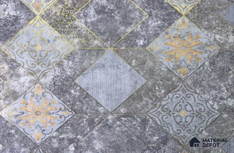AMFL22615 | 10 Meter x 21 Inches Geometric Look Wallpaper - 57.41 Sq. Ft. | Minimum 15% wastage during installation