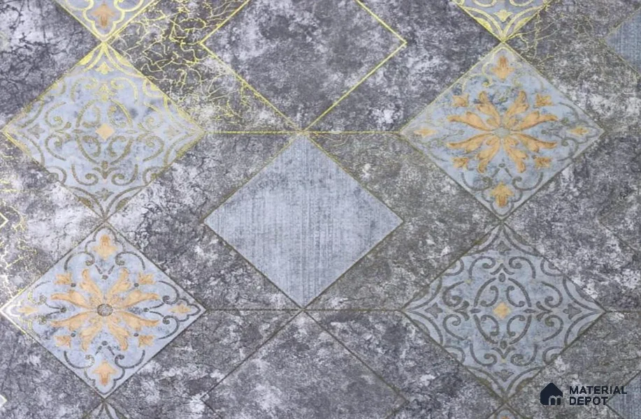 AMFL22615 | 10 Meter x 21 Inches Geometric Look Wallpaper - 57.41 Sq. Ft. | Minimum 15% wastage during installation