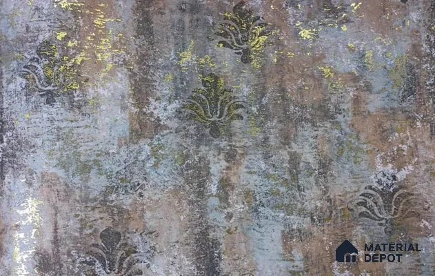 AMFL22637 | 10 Meter x 21 Inches Damask Look Wallpaper - 57.41 Sq. Ft. | Minimum 15% wastage during installation