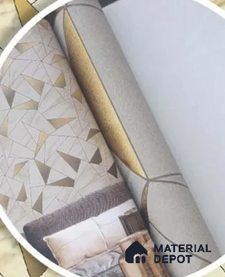 228101 | 10 Meter x 21 Inches Geometric Look Wallpaper - 57.41 Sq. Ft. | Minimum 15% wastage during installation