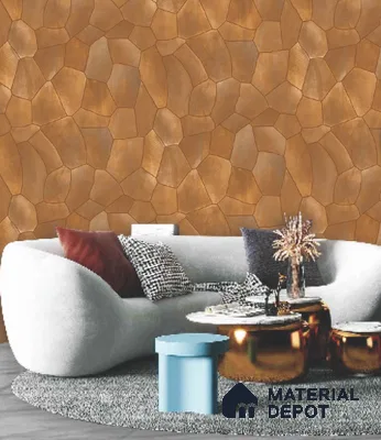 228106 | 10 Meter x 21 Inches Patterned Look Wallpaper - 57.41 Sq. Ft. | Minimum 15% wastage during installation