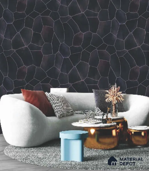 228109 | 10 Meter x 21 Inches Patterned Look Wallpaper - 57.41 Sq. Ft. | Minimum 15% wastage during installation