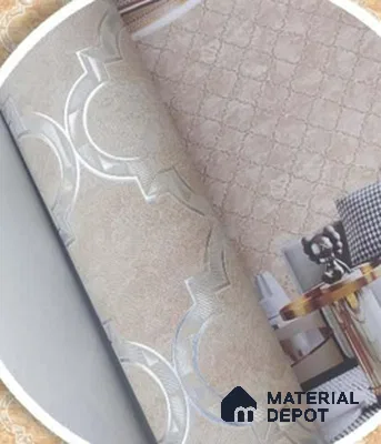 228113 | 10 Meter x 21 Inches Geometric Look Wallpaper - 57.41 Sq. Ft. | Minimum 15% wastage during installation