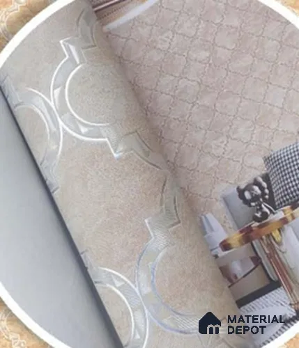 228113 | 10 Meter x 21 Inches Geometric Look Wallpaper - 57.41 Sq. Ft. | Minimum 15% wastage during installation