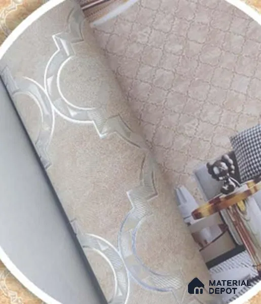 228113 | 10 Meter x 21 Inches Geometric Look Wallpaper - 57.41 Sq. Ft. | Minimum 15% wastage during installation