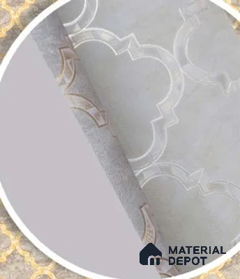 228115 | 10 Meter x 21 Inches Geometric Look Wallpaper - 57.41 Sq. Ft. | Minimum 15% wastage during installation