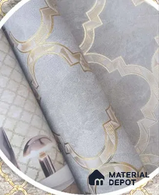 228116 | 10 Meter x 21 Inches Geometric Look Wallpaper - 57.41 Sq. Ft. | Minimum 15% wastage during installation
