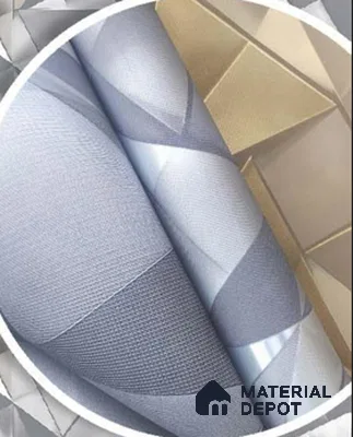 228118 | 10 Meter x 21 Inches Geometric Look Wallpaper - 57.41 Sq. Ft. | Minimum 15% wastage during installation