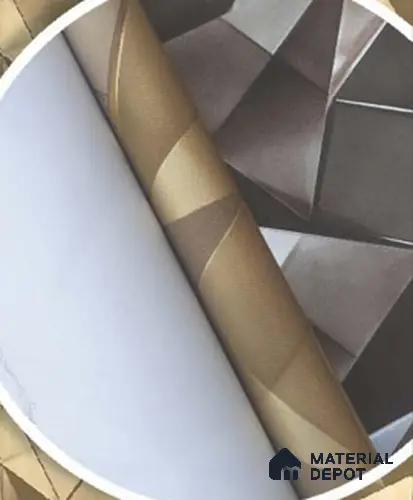 228120 | 10 Meter x 21 Inches Geometric Look Wallpaper - 57.41 Sq. Ft. | Minimum 15% wastage during installation