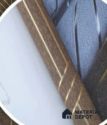 228125 | 10 Meter x 21 Inches Patterned Look Wallpaper - 57.41 Sq. Ft. | Minimum 15% wastage during installation