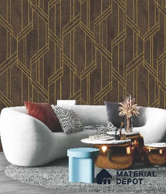228125 | 10 Meter x 21 Inches Patterned Look Wallpaper - 57.41 Sq. Ft. | Minimum 15% wastage during installation