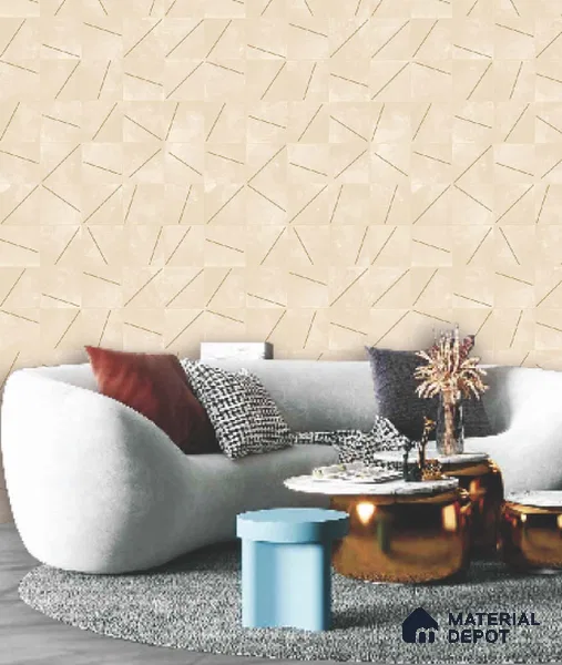228137 | 10 Meter x 21 Inches Texture Look Wallpaper - 57.41 Sq. Ft. | Minimum 15% wastage during installation